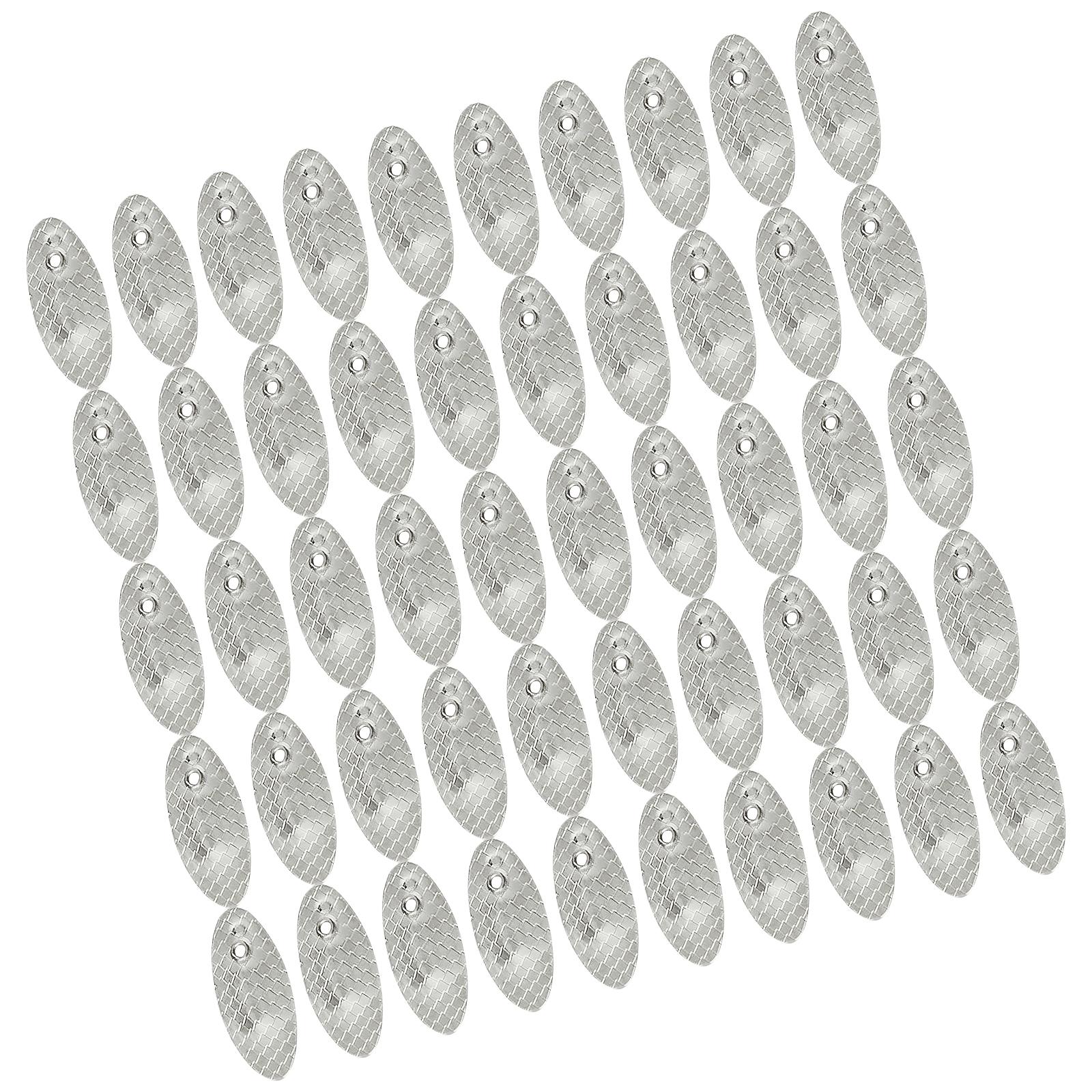 

50 шт. рыболовные блесны рыболовные блесны изготовление блесны рыболовные блесны металлические рыболовные блесны рыболовные блесны блесны приманки 6 серебряный