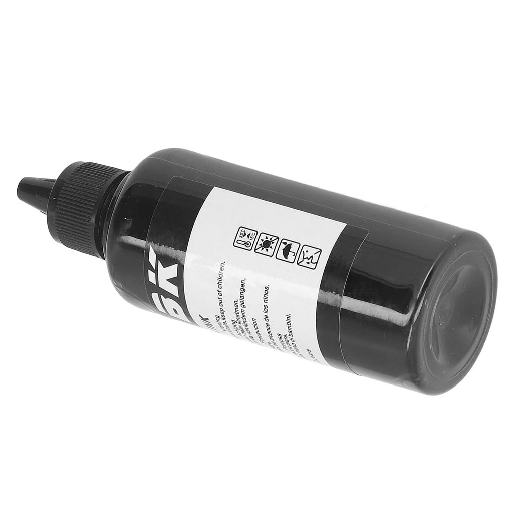 100ML Capacity Printing Ink Bottled High Purity Refill Ink Replacement for HP Printer Black