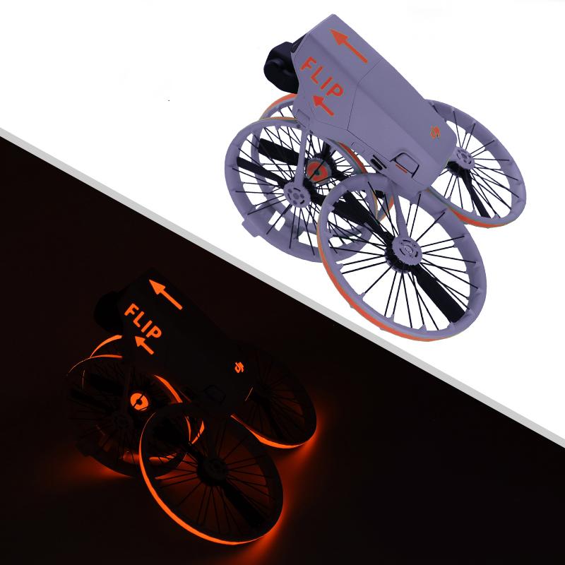 For DJI Flip Drone Luminous Stickers Decoration Decals Skin Anti-Scratch Protective Film Night Safety Cool Flight Accessories