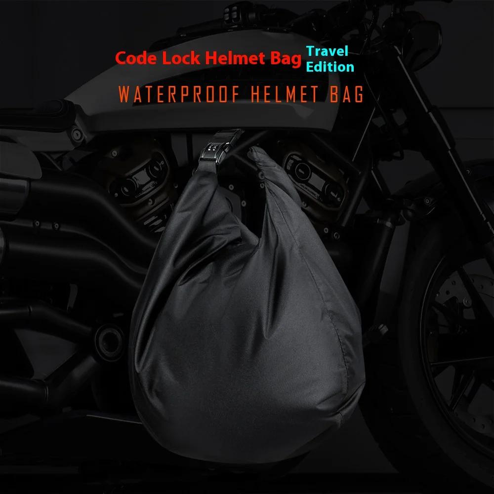 Motorcycle Helmet Bag Large Capacity Waterproof Helmet Storage Bag Rider Portable Motorbike Bag Cycling Accessories Backpack