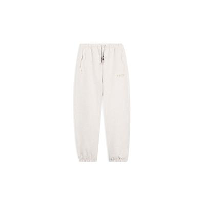 Li Ning China  Series Solid Color Elastic Waist Drawstring Sports Pants Women Bottoms Light-Gray AKLT234-4