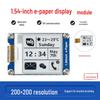 Raspberry Pi 1.54" B/W E-Paper Display, 200x200 Ink Screen
