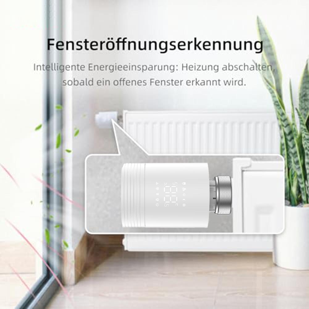 App Controlled Radiator Thermostat App Controlled Thermostat 97 Radiator Compatibility Digital LED Display Easy Installation