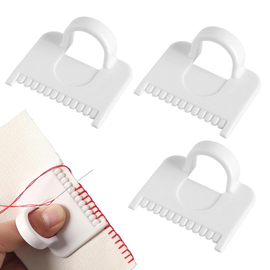 3pcs Stitching Tools Multi Functional Lock Edge Hand DIY Sewing Template For Home Manual Fabric Edge Sealing Auxiliary Artifact