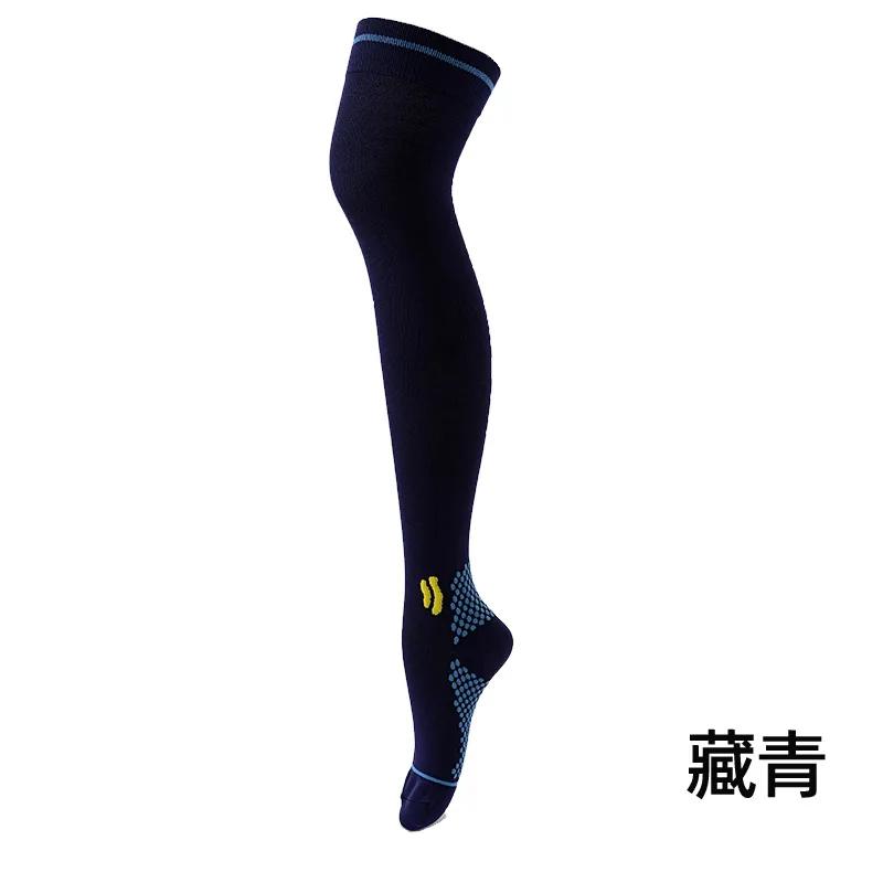Compression Socks Knee High Varicose Veins Men Sports Cycling Basketball Football Women Long Socks
