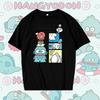 Cute Hangyodon Printed Shortsleeved Tshirt Summer Casual Loose Cotton Tops Womens Cartoon Clothes Tshirt Comfortable