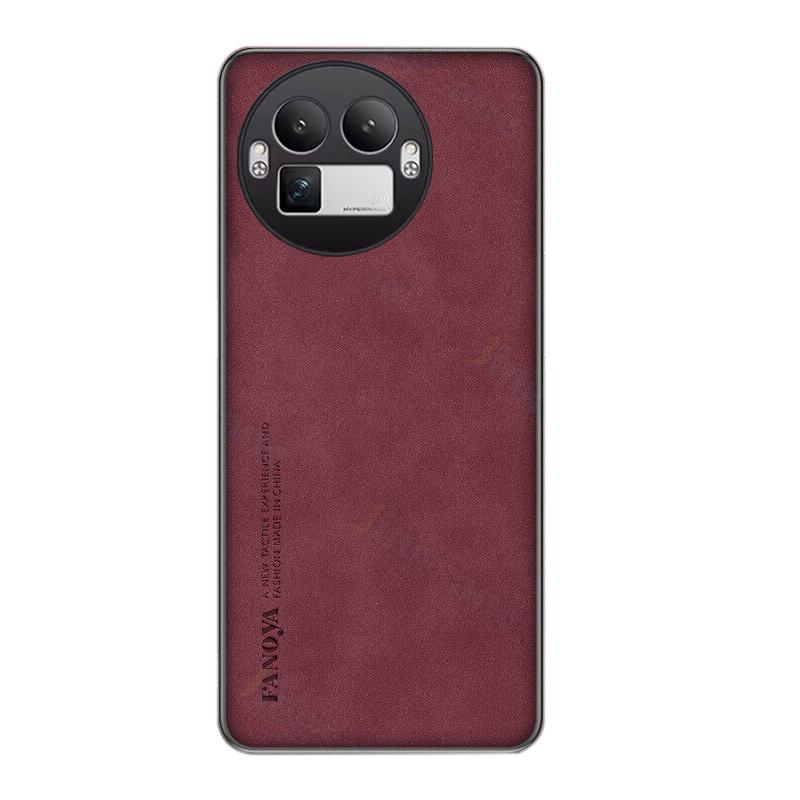 For Realme GT8 Pro Case Frosted Soft Vintage Leather Anti Drop For Realme GT8 Back Cover