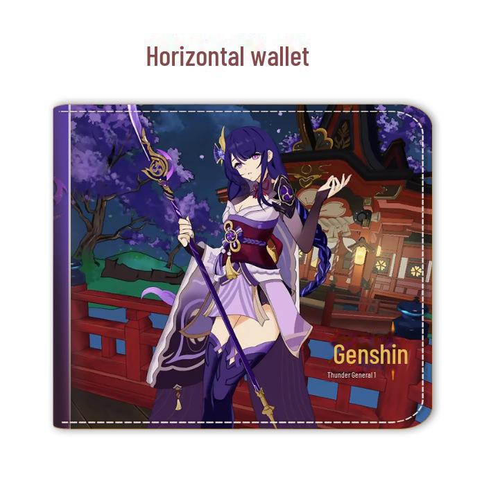 

Кошелек с аниме-игрой Genshin Impact — высококачественный периферийный продукт