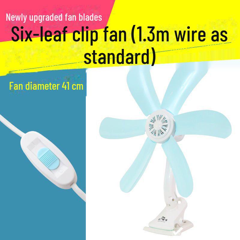 Compact Clip-On Fan for Dorms and Bedrooms - Powerful Wind, Ideal for Beds, Versatile Hanging or Stand Use