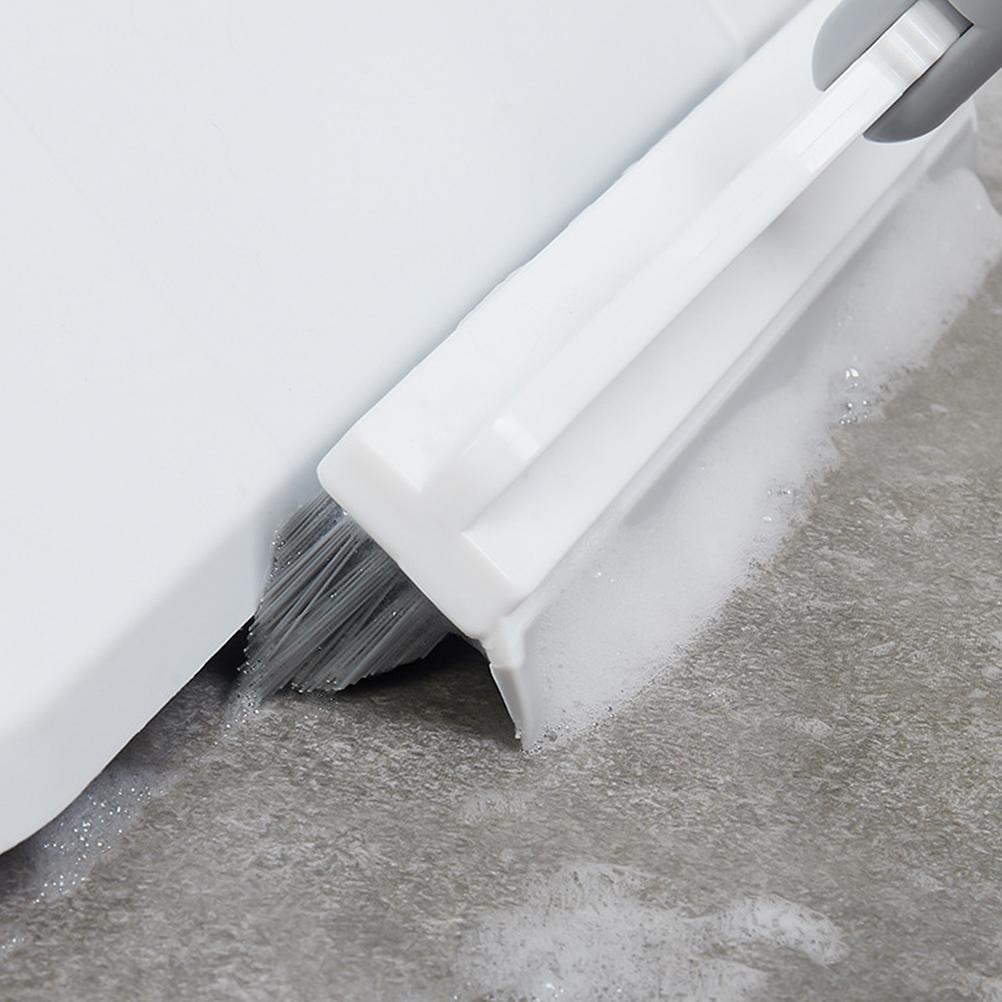 3 In 1 Floor Scrub Brush with Long Handle 120 Degrees  Rotating Shower Floor Scrubber Household Cleaning