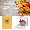 3D for Pop Up Thanksgiving Pumpkin Greeting Card Surprise Mysterious for Autumn Children Festival Holiday Gift