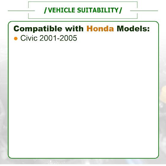 PartsFlow 3Pcs Upper & Lower & Upper Rear Timing Belt Cover Kit Compatible With 2001-2005 Honda Civic 1.7L L4 GAS 11840-PLM-000, 11821-PLM-000,