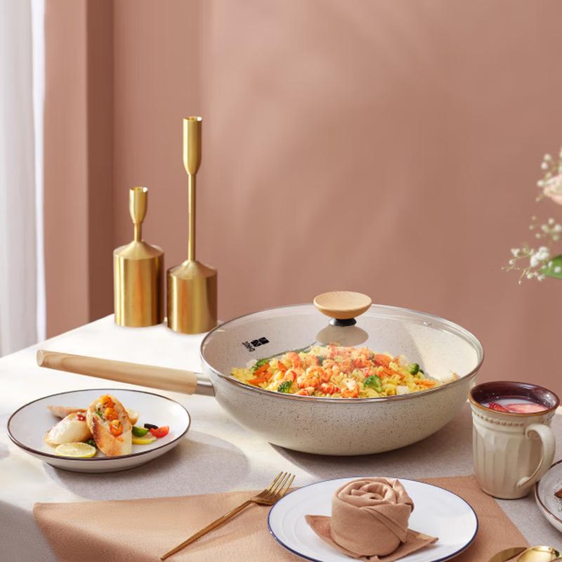 Sanhe Granite Series Non-stick Wok