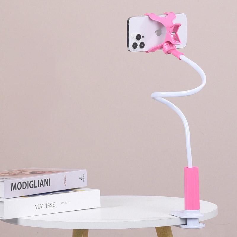 75cm Phone Holder Stand Lazy Bracket Headrest Bed 360 Flexible Long Arms Clamp Mount For iPhone Samsung and 3.5~6.7" Device
