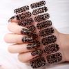 16 Naklejek na Paznokcie Full Cover Błyszczący Wzór Lamparta Naklejki Lakier do Paznokci Długotrwałe Samoprzylepne DIY Dekoracja Manicure