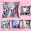 K-Kikuos Art Album Pillow Cases for Bedroom Living Room Sofa Home Decor Polyester Cushion Cover with Zipper