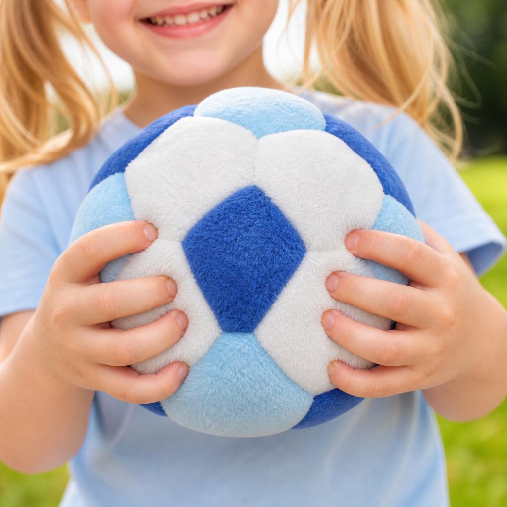 Soft Plush Ball Toy for Pets Durable Interactive Chew Toy Lightweight and Safe for Dogs and Puppies