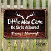 Vintage Metal Sign 20x30cm Man Cave Wall Decor Waterproof Indoor Outdoor Home Decoration