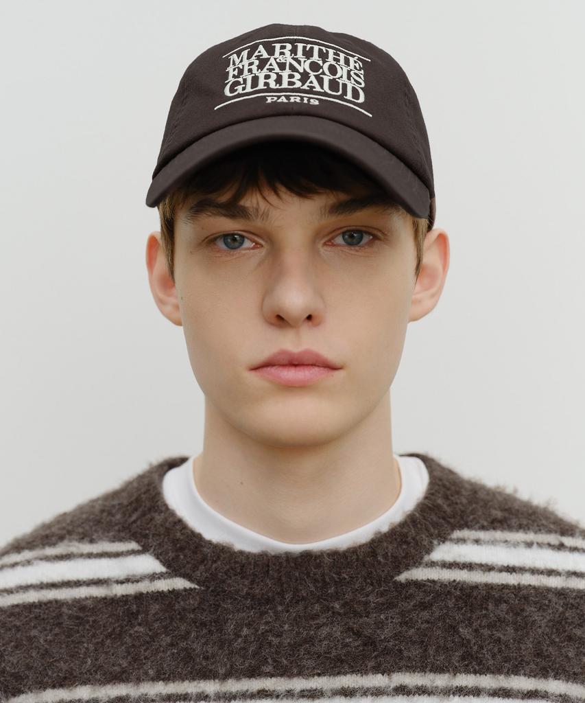 Malittepeulangsowajeobeo Classic Logo Cap Dark Brown