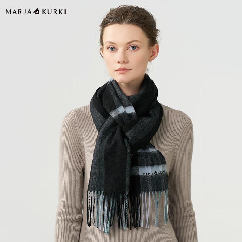 

MARJA KURKI Унисекс Плед Шарф из шерсти и кашемира