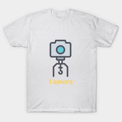 T Shirt Women Icon Action Camera Harajuku Print Kawaii Tshirt Letnia koszulka damska z krótkim rękawem Top Tee