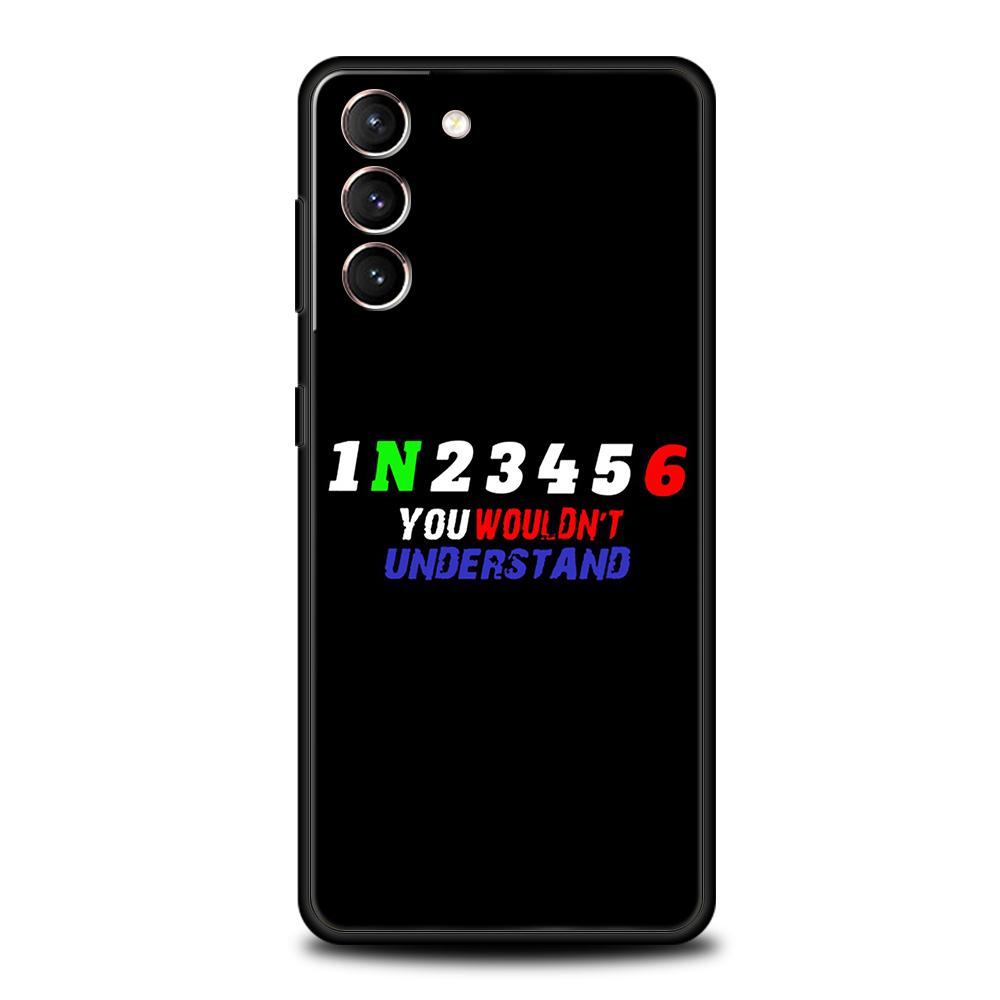 1N23456 Motorcycle Case for Samsung Galaxy S24 S23 S22 S20 S21 FE Ultra S24 S23 S10 S10E S9 S8 Plus 5G Silicone Phone Cover Capa