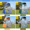 Tienda de pesca para exteriores individual impermeable parasol automática de montaje rápido a prueba de viento doble puerta