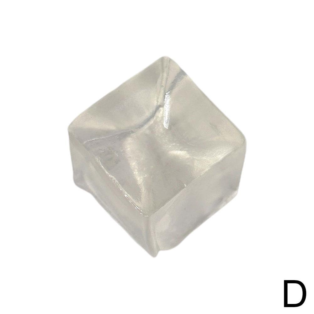 

Squeeze Toy Ice Clear Ice Cubes Squishy Toys Fidget Toy Ice Block Stress Ball Toy Transparent Cube Stress Relief Squeeze Toy (As shown-27232)-