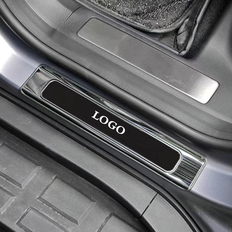 For Jetour Traveler T2  2024 Stainless Steel Door Sill Scuff Plate Pedal Protector Anti-scratch Cover Car Trims Accessories