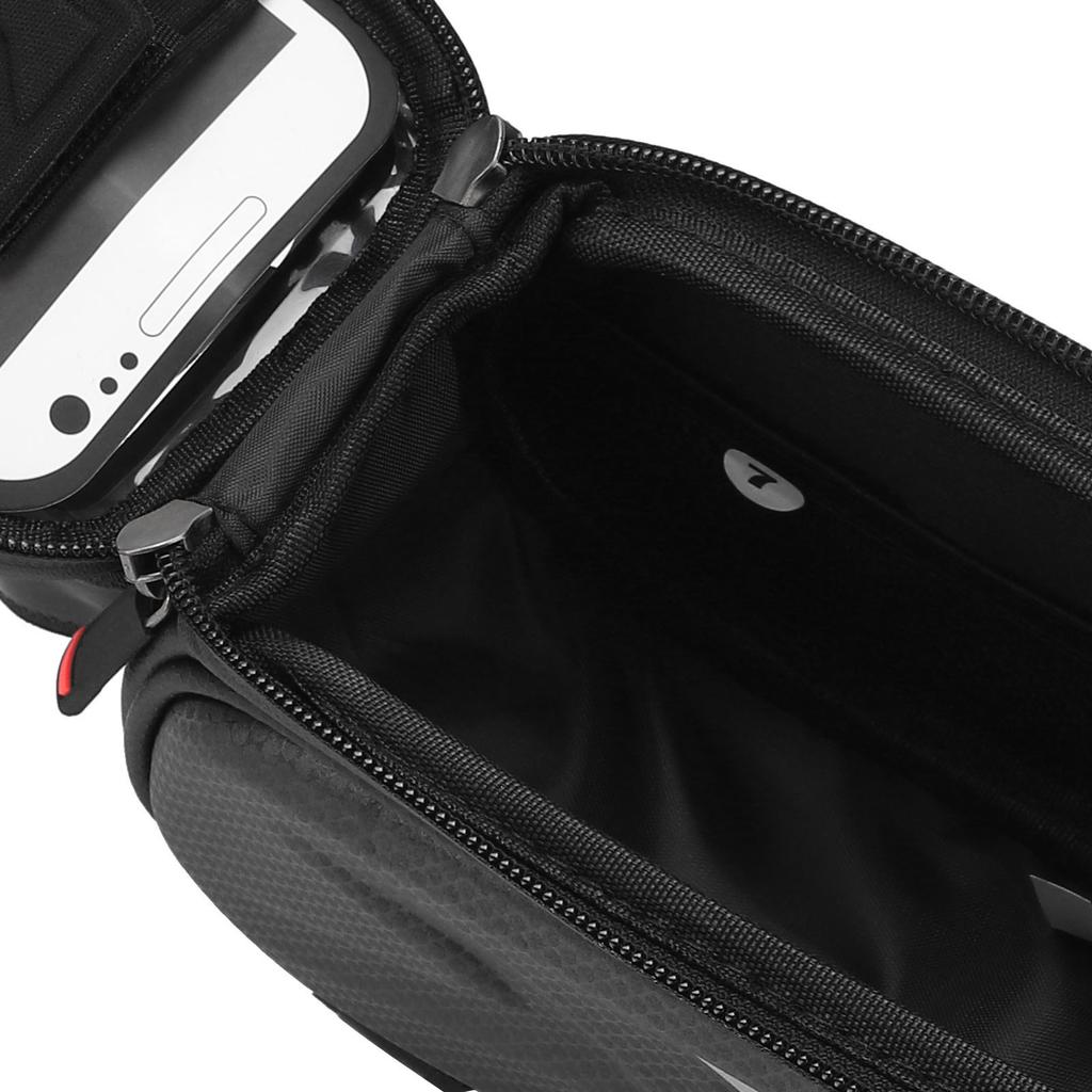 Bike Phone Front Frame Bag Waterproof Reflective Phone Mount Top Tube Bag Pouch