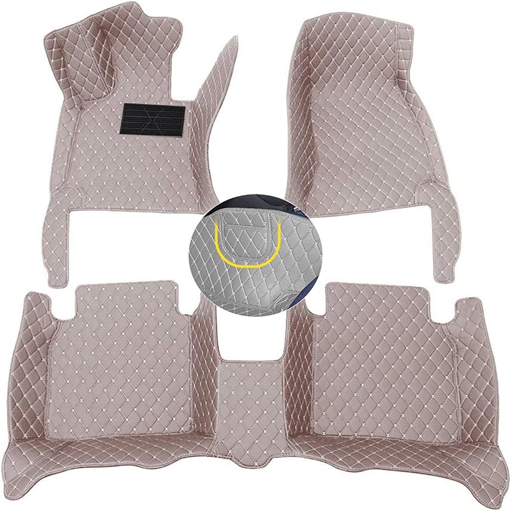 Custom Car Floor Mats For DS7 DS9 DS6 Auto Leather Waterproof Carpets Foot Coche Accessorie Floor Liners