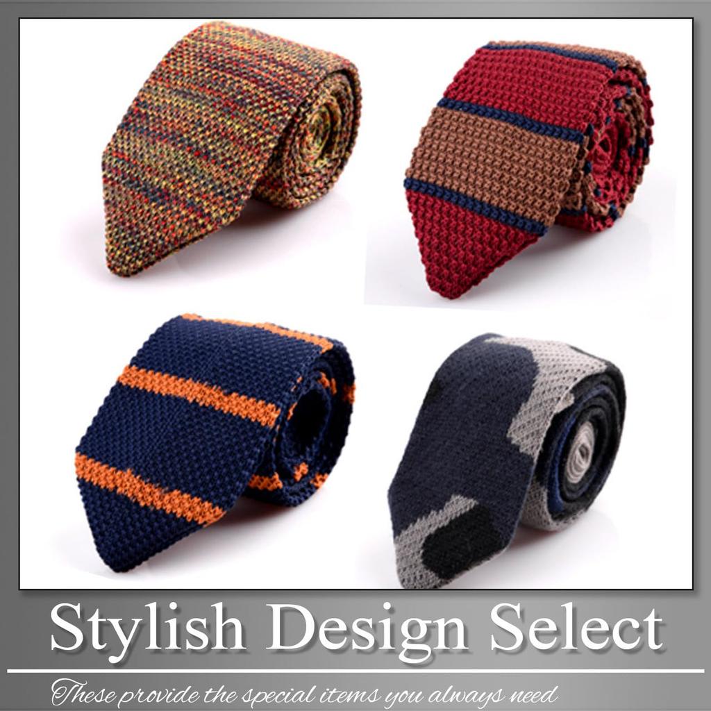 [Buzz Selection] Knit Tie, Business Casual, Simple, Polyester, Slim Fit, Men's Suit, AC422(A13)