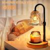 Adjustable Candle Warmer Lamp with Timer and Dimmer Home Decor Electric Wax Warmer Anti-Glare Wax Melt Warmer Scented Candles