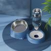 1 Stück Blau Haustier Hund Katze Napf Brunnen Automatisch Futter Wasser Spender Behälter Für Katzen Hunde Trinken Haustierartikel