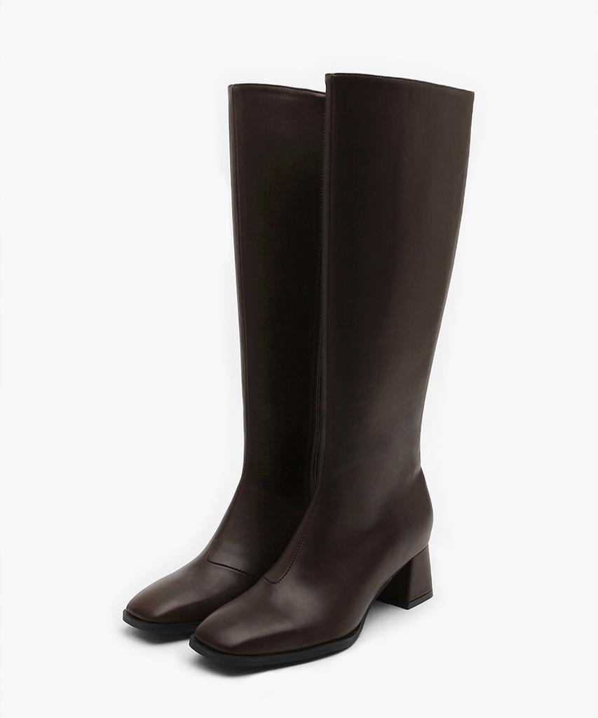 Sappun Neva Square Long Boots (5Cm)