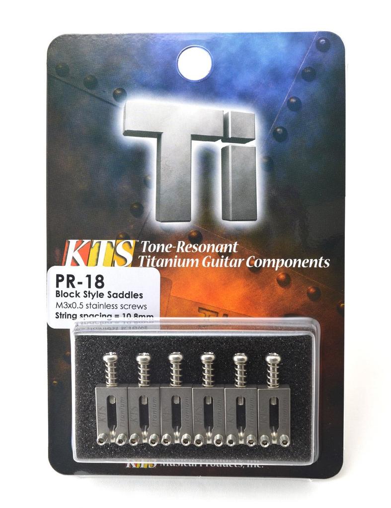 KTS Titanium Parts Block Type Saddle PR-18 (10.8mm)