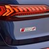 2pcs 3D Aluminum Car Stickers Side Body Tail Trunk Decoration Decal For  Dgrb6 Sport Germeny QUATTRO Emblem Auto Refit Accessories