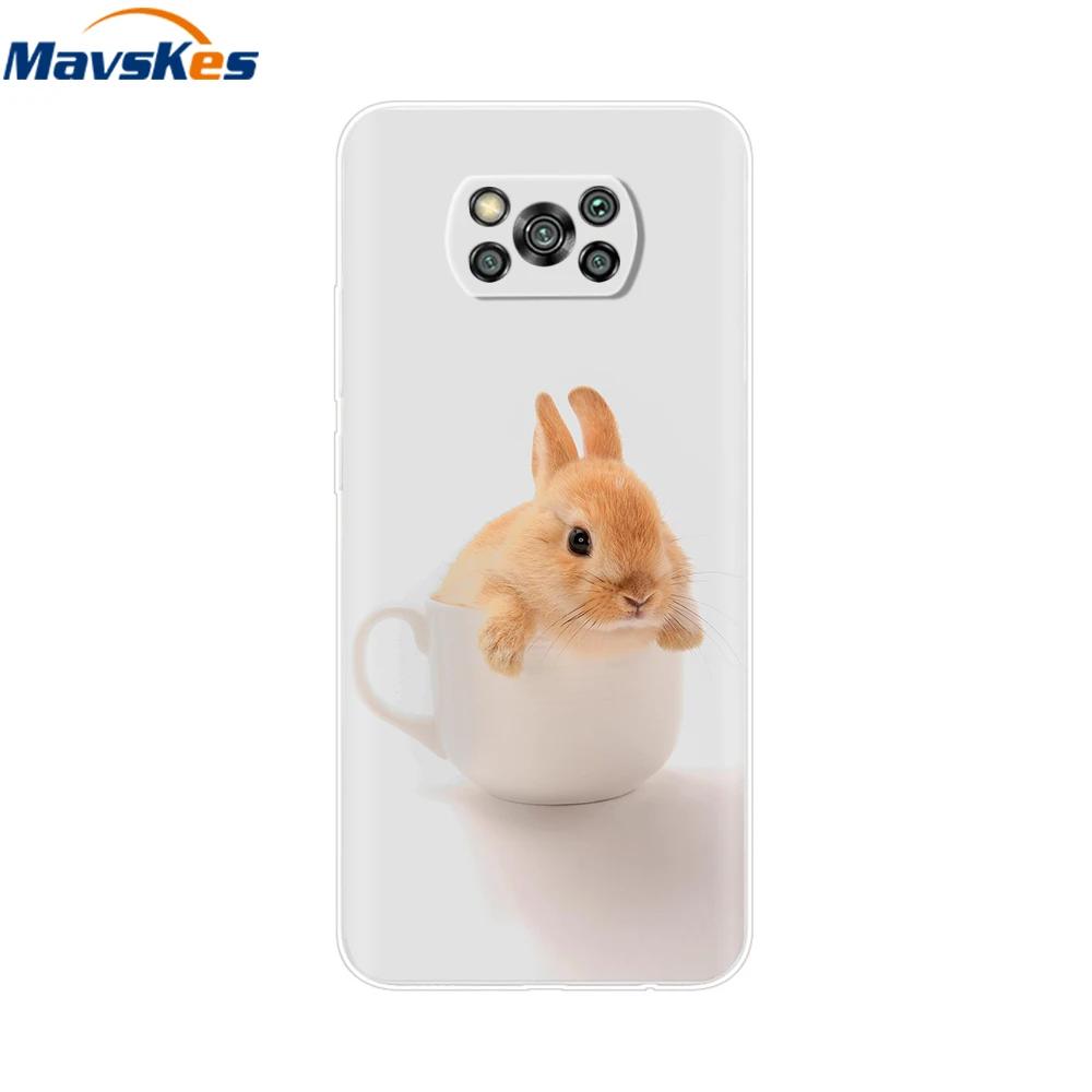 Flower Phone Case For Xiaom Poco X3 NFC Cute Heart Cartoon Funda For Poco X3 Pro Soft TPU Cover For Poco X3 NFC PocoX3 Pro Shell