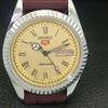 REFURBISHED VINTAGE SEIKO 5 AUTOMATIC JAPAN MENS ROMAN FIGURE WATCH A442087-1