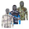 Zippered Fishing Clothes Shirts Quick-drying Sportswear Sun-proof Ultraviolet Breathable Hooded