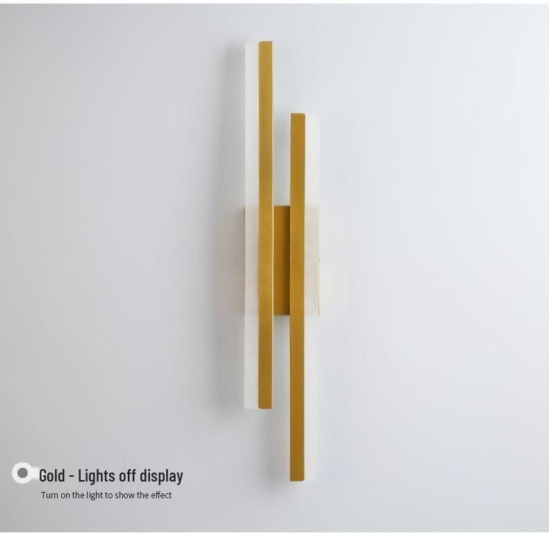 Modern Minimalist Acrylic Long Strip Wall Lamp for Bedroom