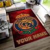 Real Madrid Club Customizable Name Carpet Suitable for Game Room Entryway Dormitory Study Room Anti-slip Rug Decorate Offices Gift for Festivals