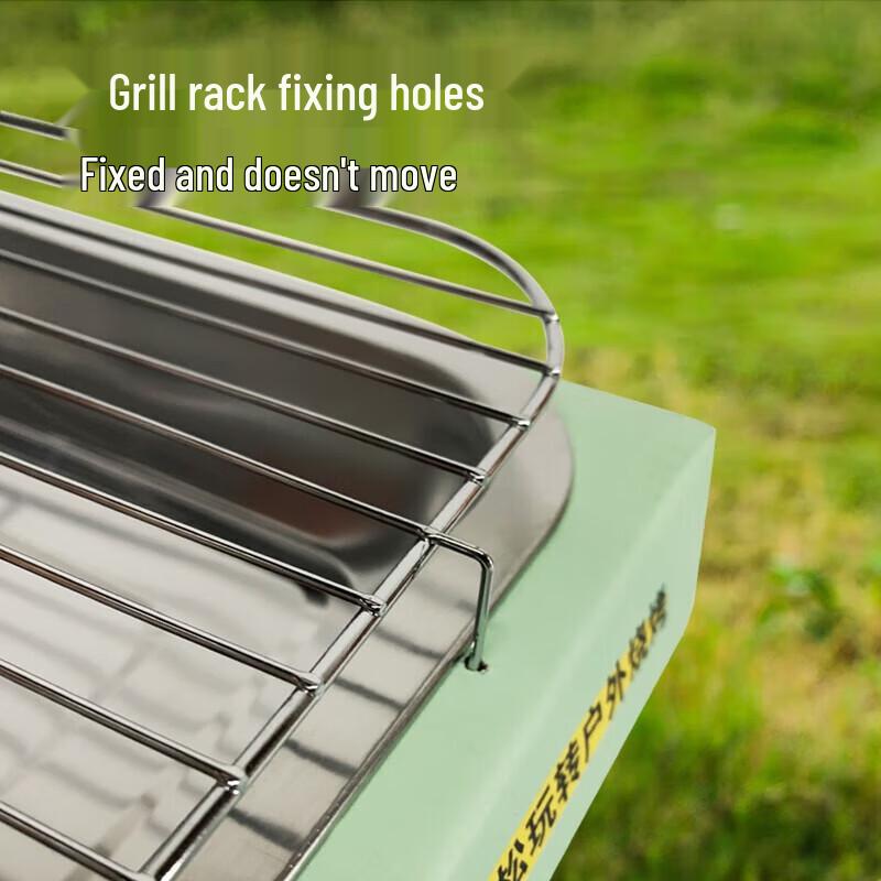 He Dawu Portable Disposable Charcoal BBQ Grill Set