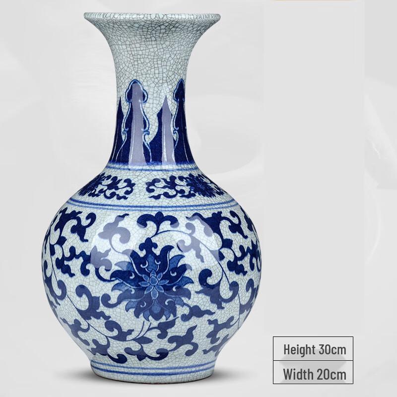 Керамическая ваза для цветов в китайском стиле