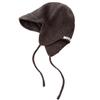 % WOOL pure wool short-brimmed flying hat women's autumn and winter warm knitted ear hat balaclava hat