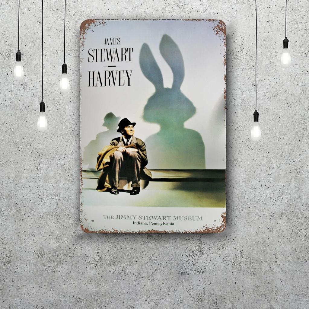 Jimmy Stewart Vintage Metal Tin Signs Posters Decor Retro Metal Plaque Wall Art Decor for Garage Bar