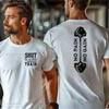No Pain No Gain Bodybuilder Gym Graphic T Shirts Exercise Weightlifter Workout Sayings Fitness Motivational Quote Sports Clothes