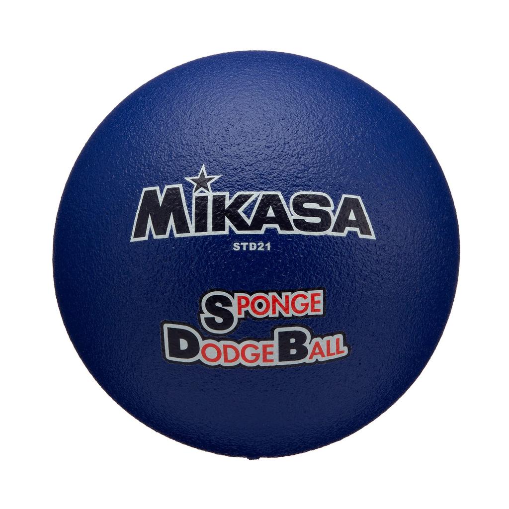 MIKASA Sponge Dodgeball, 66cm (for preschoolers to elementary school students), 210g, Blue, STD-21 BL