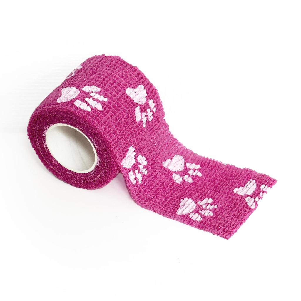 Self-Adhesive Elastic Pet Bandage & Disposable Dog Boots Combination