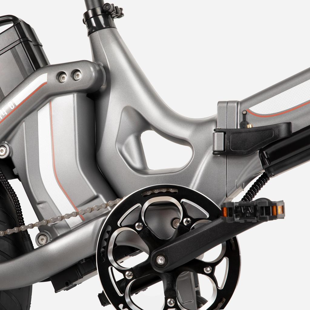 MIHOGO ONE Ηλεκτρικό Ποδήλατο 48V 13Ah+16Ah Μπαταρία, Μοτέρ 750W, Υδραυλικά Δισκόφρενα, Ελαστικά 20*4.0 Ιντσών, Αυτονομία 270KM, Αδιάβροχο Ηλεκτρικό Ποδήλατο IP65